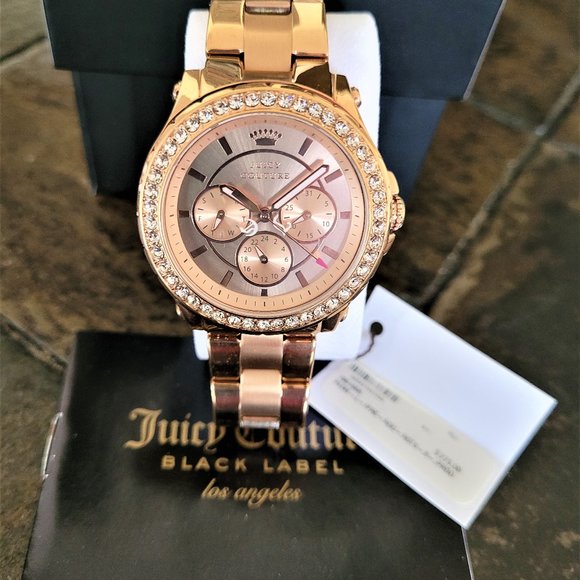 Juicy Couture Women's 1901106 Pedigree Rose Gold Watch - Picture 6 of 7